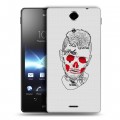 Дизайнерский пластиковый чехол для Sony Xperia TX  Lil Peep