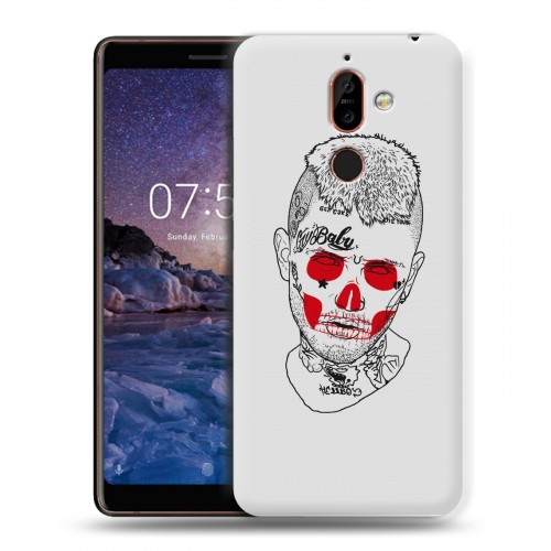 Дизайнерский пластиковый чехол для Nokia 7 Plus  Lil Peep