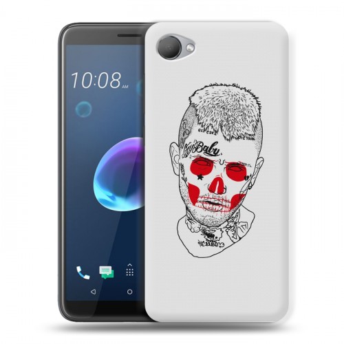 Дизайнерский пластиковый чехол для HTC Desire 12  Lil Peep