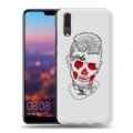 Дизайнерский силиконовый чехол для Huawei P20  Lil Peep