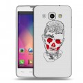 Дизайнерский пластиковый чехол для LG L60  Lil Peep