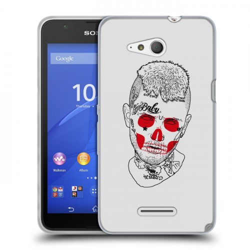 Дизайнерский пластиковый чехол для Sony Xperia E4g  Lil Peep