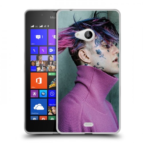 Дизайнерский пластиковый чехол для Microsoft Lumia 540  Lil Peep