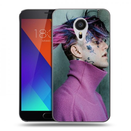 Дизайнерский пластиковый чехол для Meizu MX5  Lil Peep