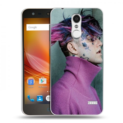 Дизайнерский пластиковый чехол для ZTE Blade X5  Lil Peep