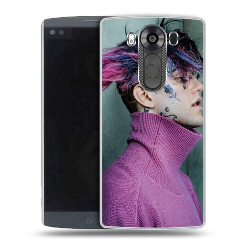 Дизайнерский пластиковый чехол для LG V10  Lil Peep