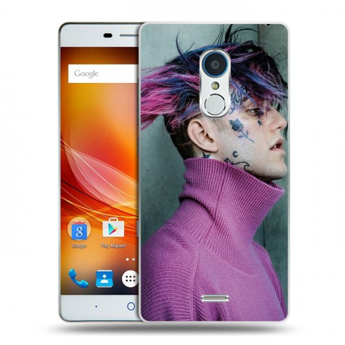 Дизайнерский пластиковый чехол для ZTE Blade X9  Lil Peep