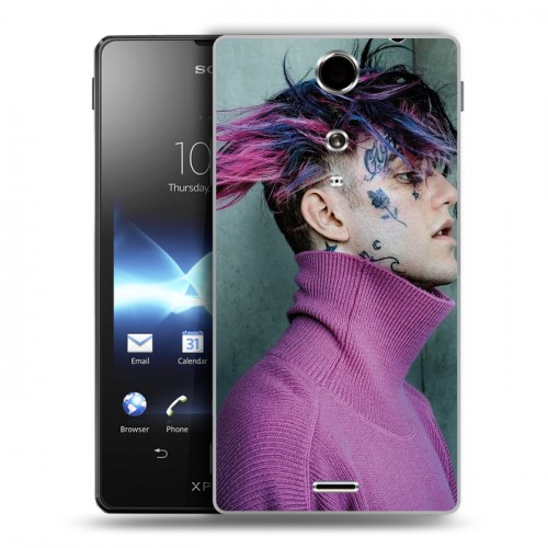 Дизайнерский пластиковый чехол для Sony Xperia TX  Lil Peep