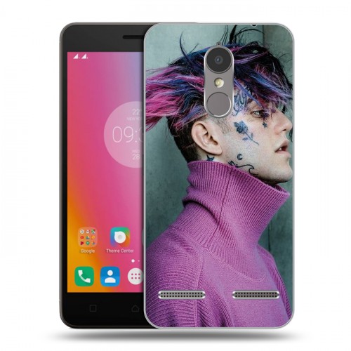 Дизайнерский силиконовый чехол для Lenovo K6  Lil Peep