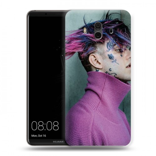 Дизайнерский пластиковый чехол для Huawei Mate 10  Lil Peep