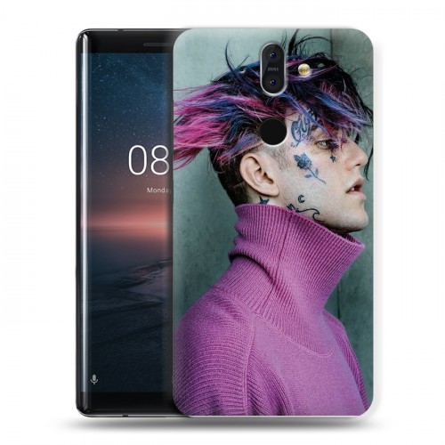 Дизайнерский пластиковый чехол для Nokia 8 Sirocco  Lil Peep