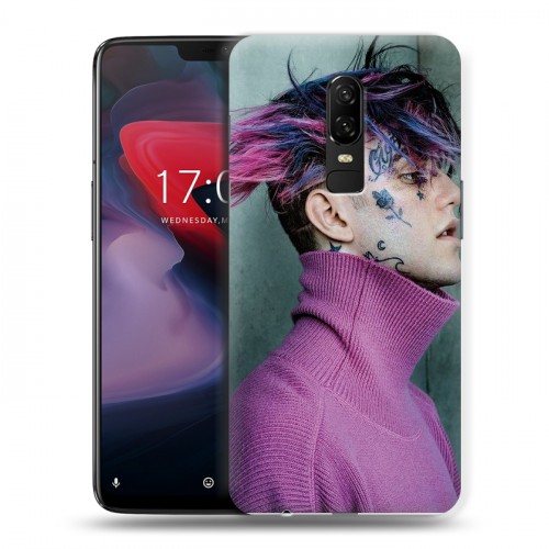 Дизайнерский пластиковый чехол для OnePlus 6  Lil Peep