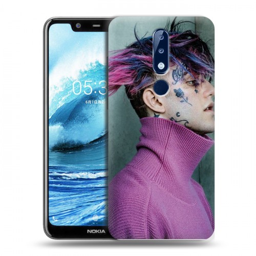 Дизайнерский силиконовый чехол для Nokia 5.1 Plus  Lil Peep