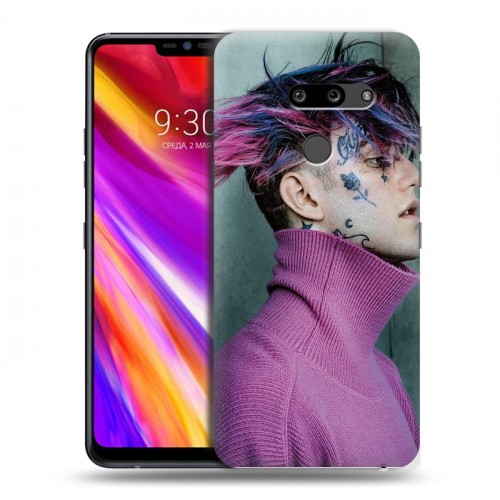 Дизайнерский пластиковый чехол для LG G8 ThinQ  Lil Peep