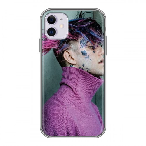 Дизайнерский силиконовый чехол для Iphone 11  Lil Peep