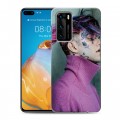 Дизайнерский пластиковый чехол для Huawei P40  Lil Peep