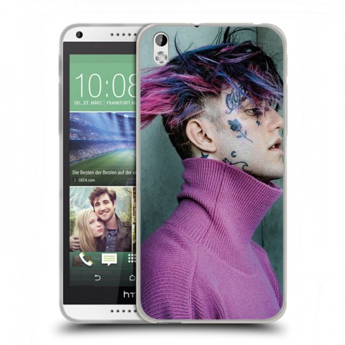 Дизайнерский пластиковый чехол для HTC Desire 816  Lil Peep