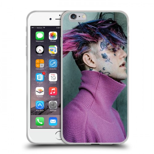 Дизайнерский силиконовый чехол для Iphone 6 Plus/6s Plus  Lil Peep