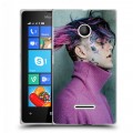 Дизайнерский пластиковый чехол для Microsoft Lumia 435  Lil Peep