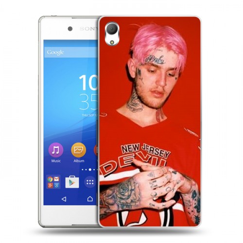 Дизайнерский пластиковый чехол для Sony Xperia Z3+  Lil Peep