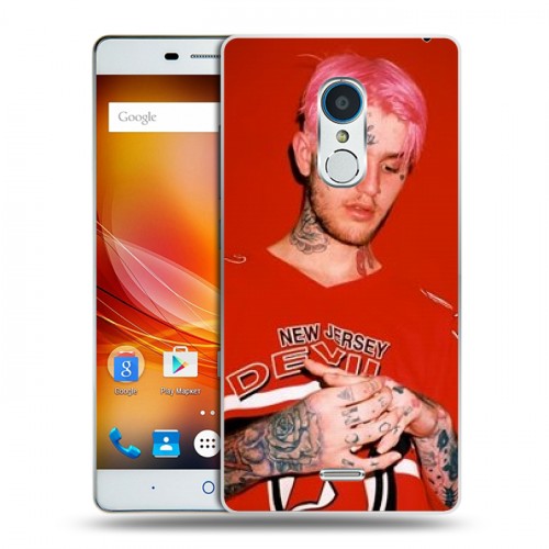 Дизайнерский пластиковый чехол для ZTE Blade X9  Lil Peep