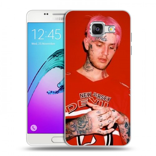 Дизайнерский силиконовый чехол для Samsung Galaxy A5 (2016)  Lil Peep