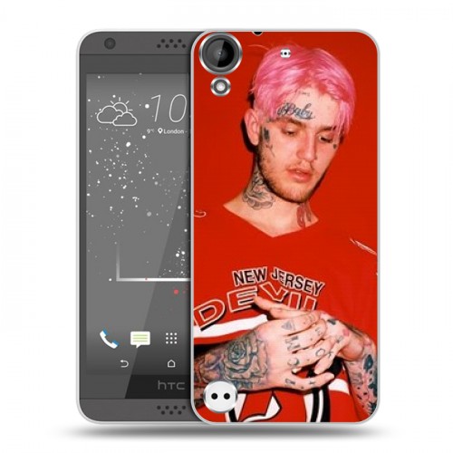 Дизайнерский пластиковый чехол для HTC Desire 530  Lil Peep