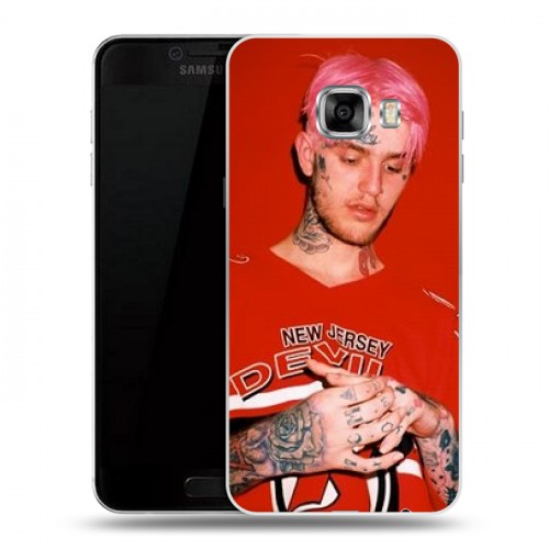 Дизайнерский пластиковый чехол для Samsung Galaxy C5  Lil Peep