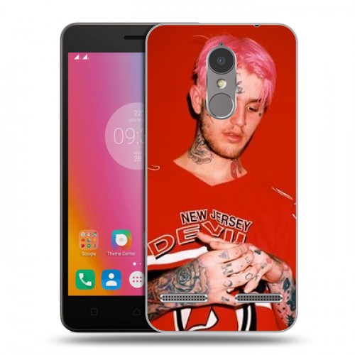 Дизайнерский силиконовый чехол для Lenovo K6  Lil Peep