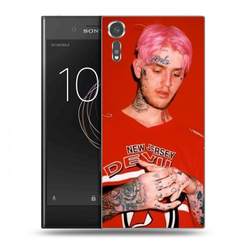 Дизайнерский пластиковый чехол для Sony Xperia XZs  Lil Peep