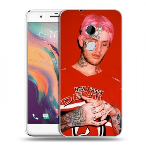 Дизайнерский пластиковый чехол для HTC One X10  Lil Peep