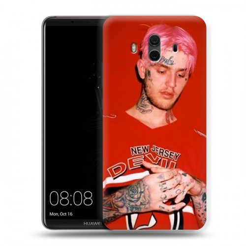 Дизайнерский пластиковый чехол для Huawei Mate 10  Lil Peep