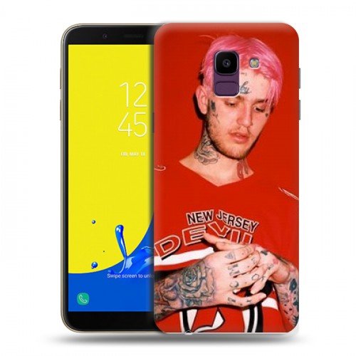 Дизайнерский пластиковый чехол для Samsung Galaxy J6  Lil Peep