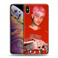 Дизайнерский силиконовый чехол для Iphone Xs Max  Lil Peep