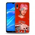 Дизайнерский пластиковый чехол для Huawei Y6 (2019)  Lil Peep