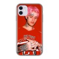 Дизайнерский силиконовый чехол для Iphone 11  Lil Peep