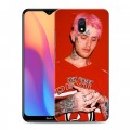 Дизайнерский силиконовый с усиленными углами чехол для Xiaomi RedMi 8A  Lil Peep