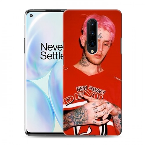 Дизайнерский силиконовый чехол для OnePlus 8  Lil Peep