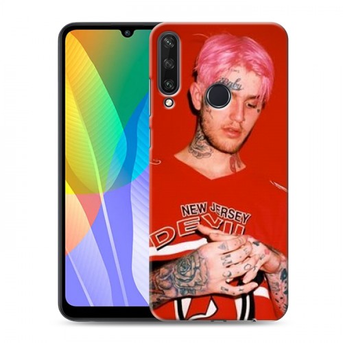 Дизайнерский пластиковый чехол для Huawei Y6p  Lil Peep