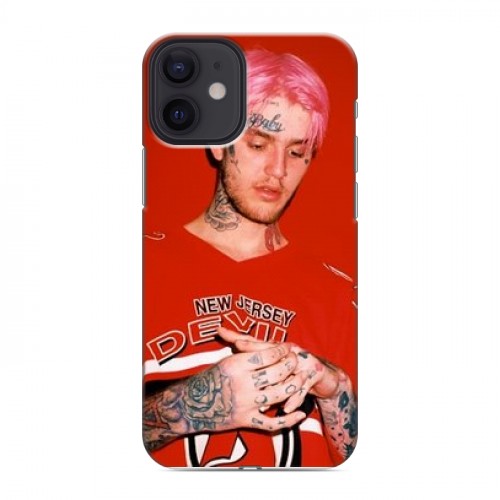 Дизайнерский пластиковый чехол для Iphone 12 Mini  Lil Peep