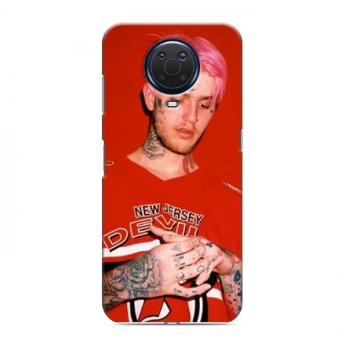 Дизайнерский силиконовый с усиленными углами чехол для Nokia G20  Lil Peep