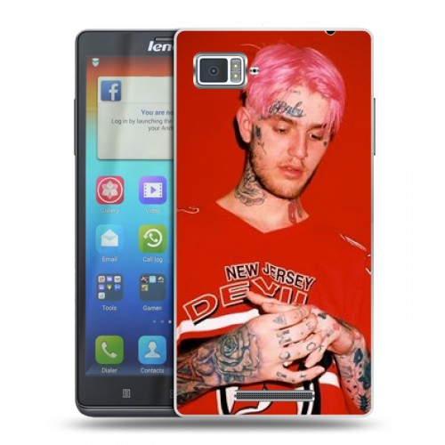 Дизайнерский пластиковый чехол для Lenovo Vibe Z  Lil Peep