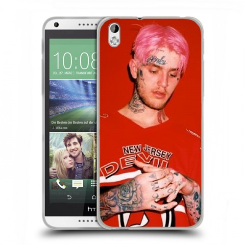 Дизайнерский пластиковый чехол для HTC Desire 816  Lil Peep