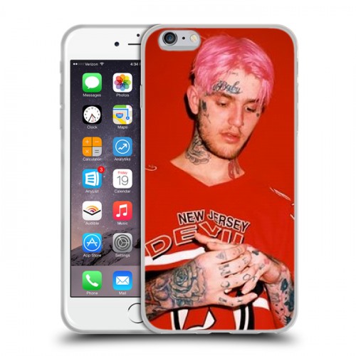 Дизайнерский силиконовый чехол для Iphone 6 Plus/6s Plus  Lil Peep