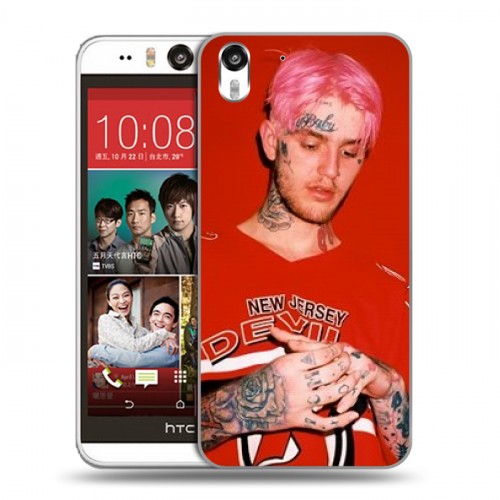 Дизайнерский силиконовый чехол для HTC Desire Eye  Lil Peep