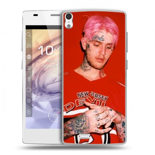 Дизайнерский пластиковый чехол для Prestigio Grace  Lil Peep