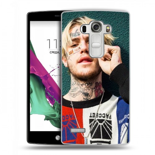 Дизайнерский пластиковый чехол для LG G4 S  Lil Peep