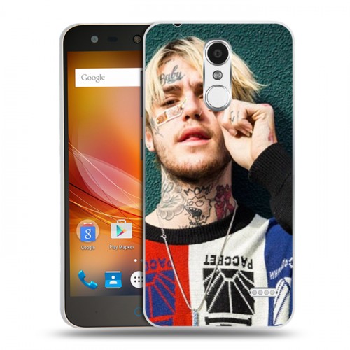 Дизайнерский пластиковый чехол для ZTE Blade X5  Lil Peep