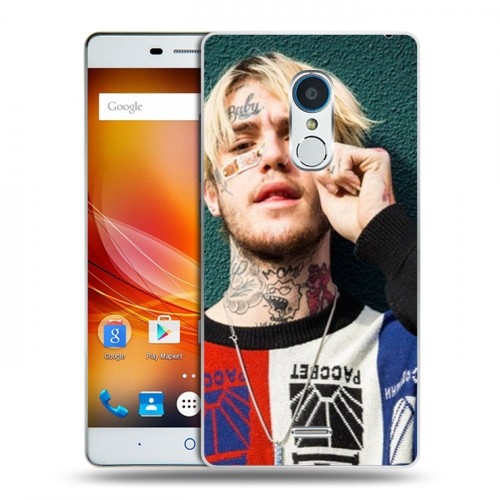 Дизайнерский пластиковый чехол для ZTE Blade X9  Lil Peep