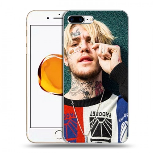 Дизайнерский пластиковый чехол для Iphone 7 Plus / 8 Plus  Lil Peep